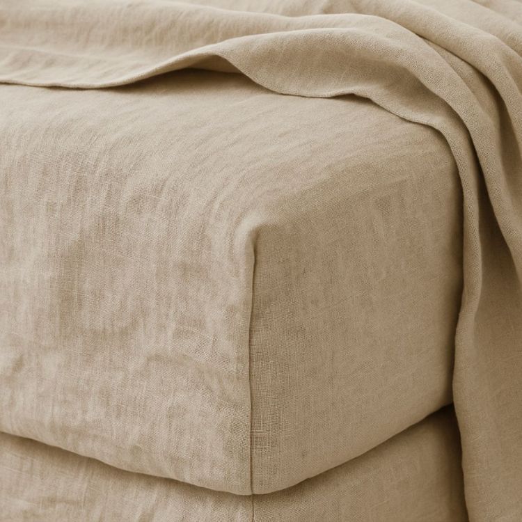100% French Linen Fitted Sheet