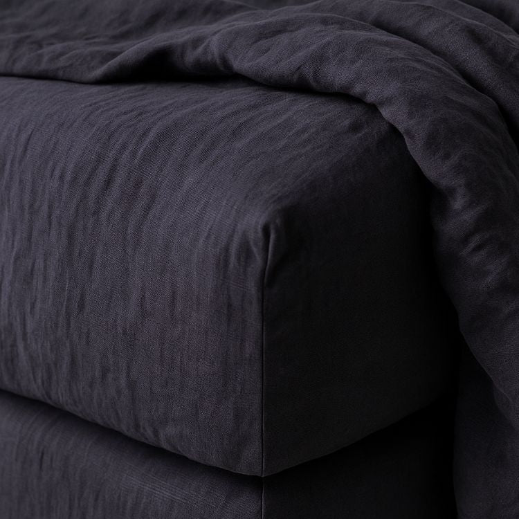 100% French Linen Fitted Sheet