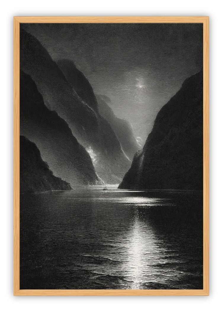 Moonlit Fjord