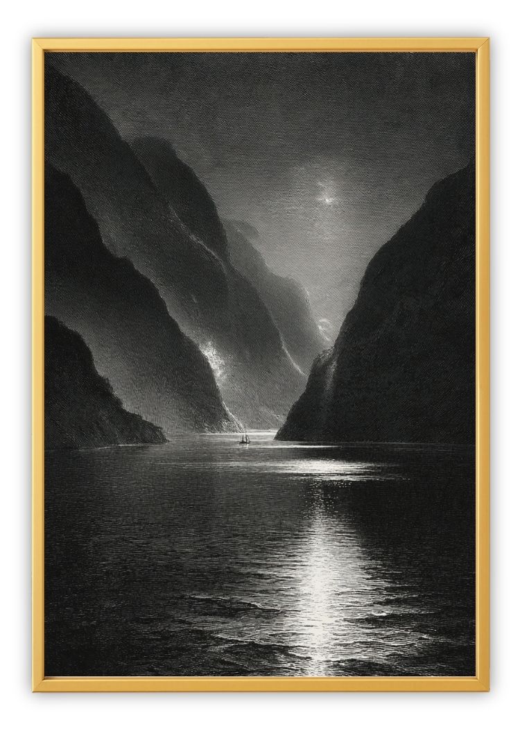 Moonlit Fjord