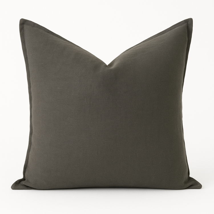 100% French Linen Cushion Cover