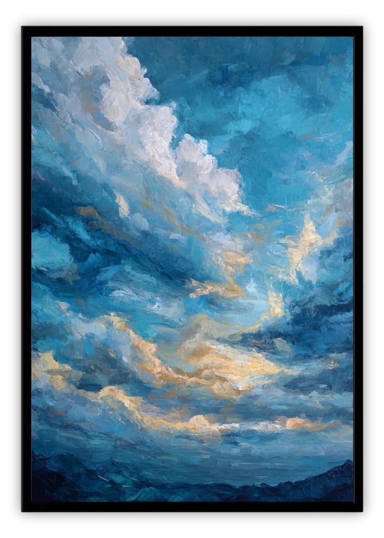 Golden Dusk Sky