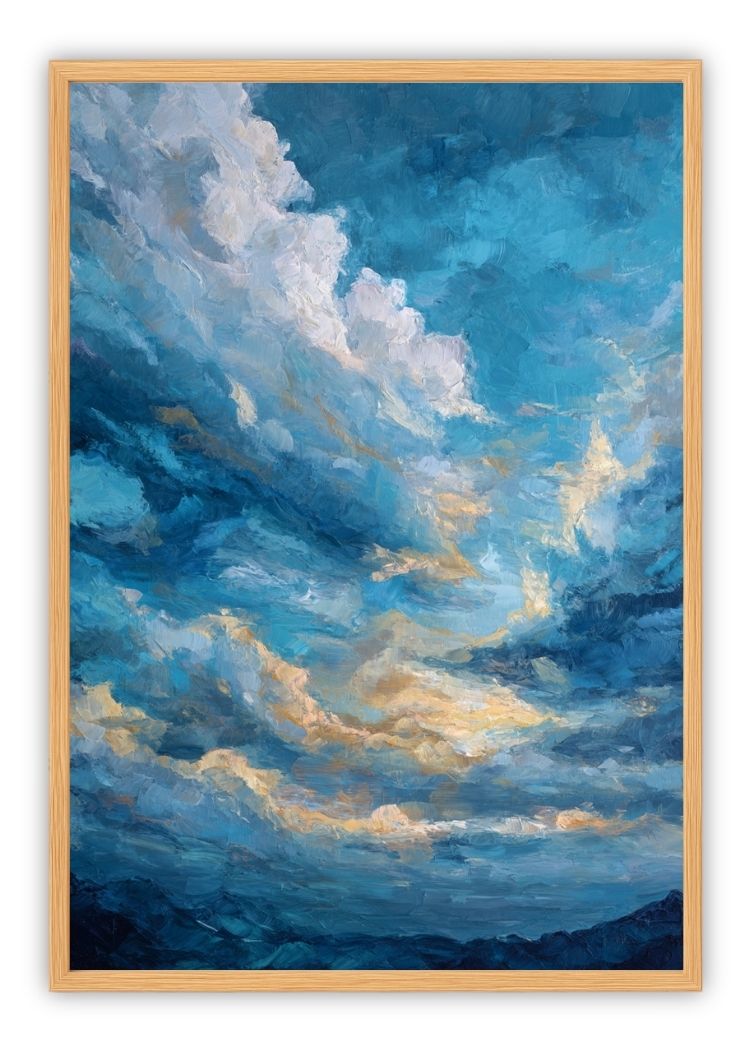 Golden Dusk Sky