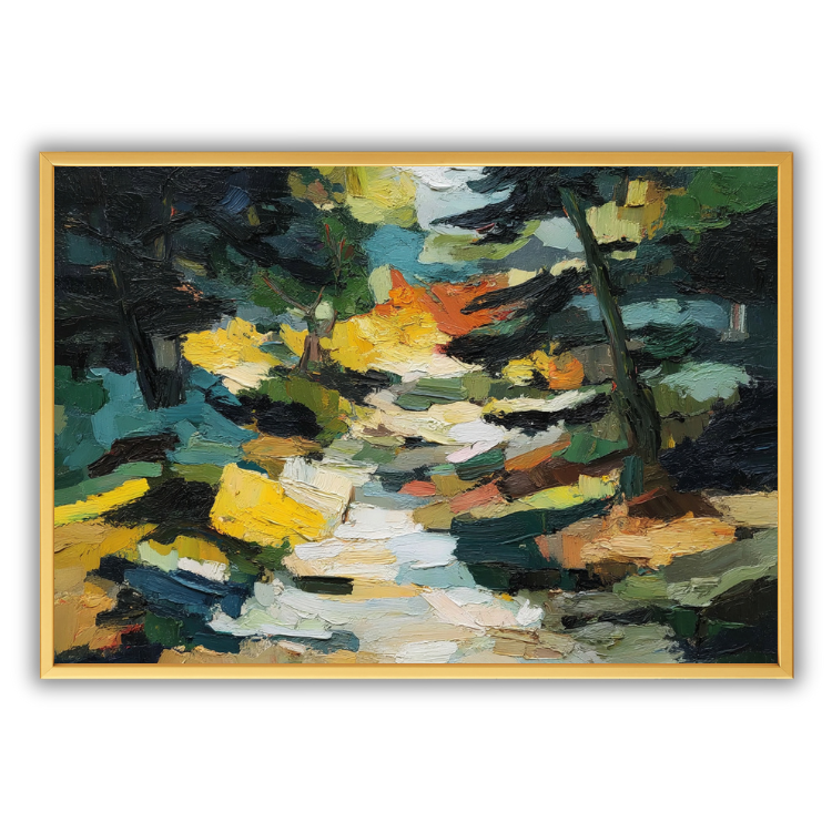 Abstract Forest Trail