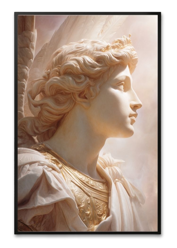 Golden Angelic Bust