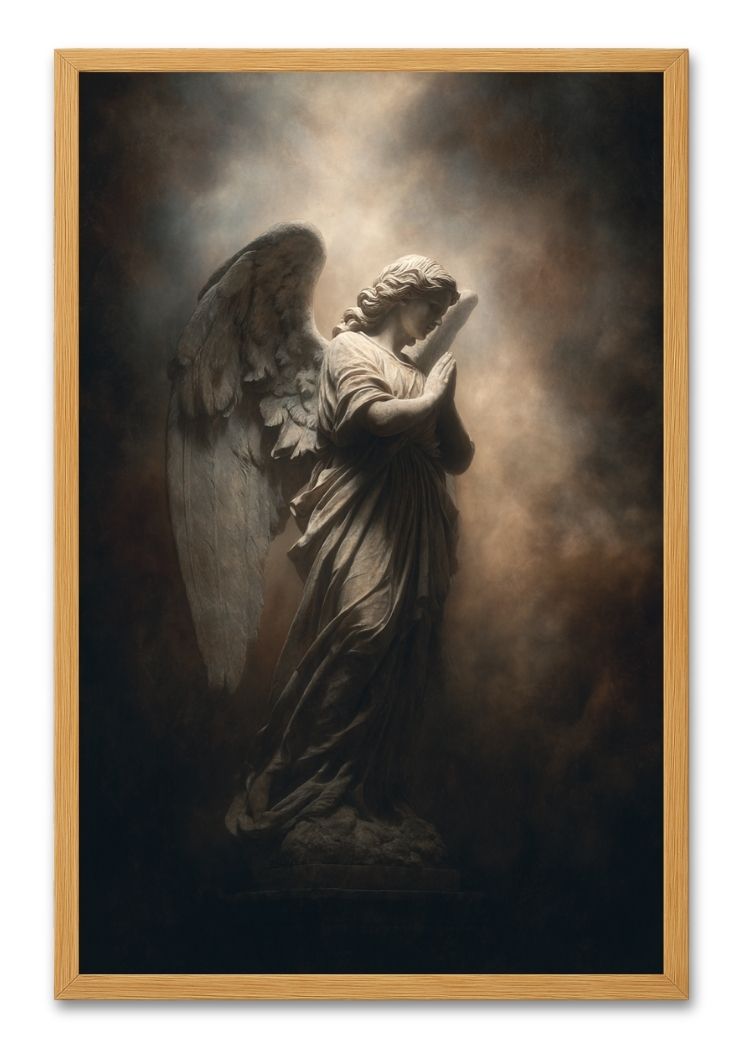 Praying Angel Sculpture