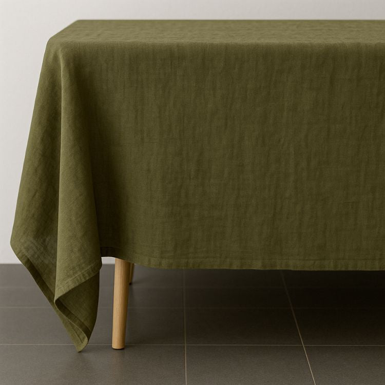 100% French Linen Tablecloth