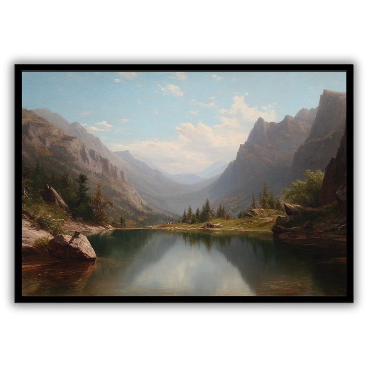 Sunlit Valley Lake