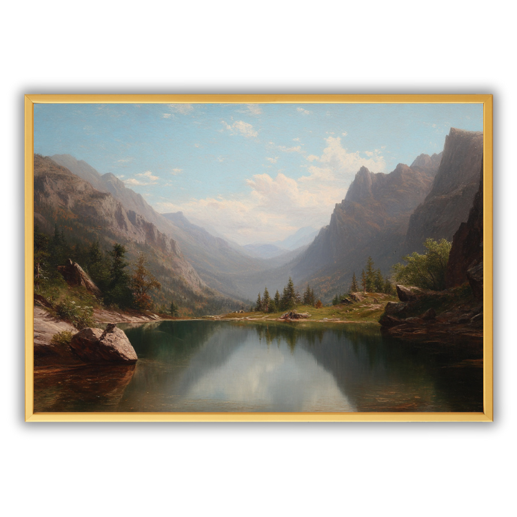 Sunlit Valley Lake