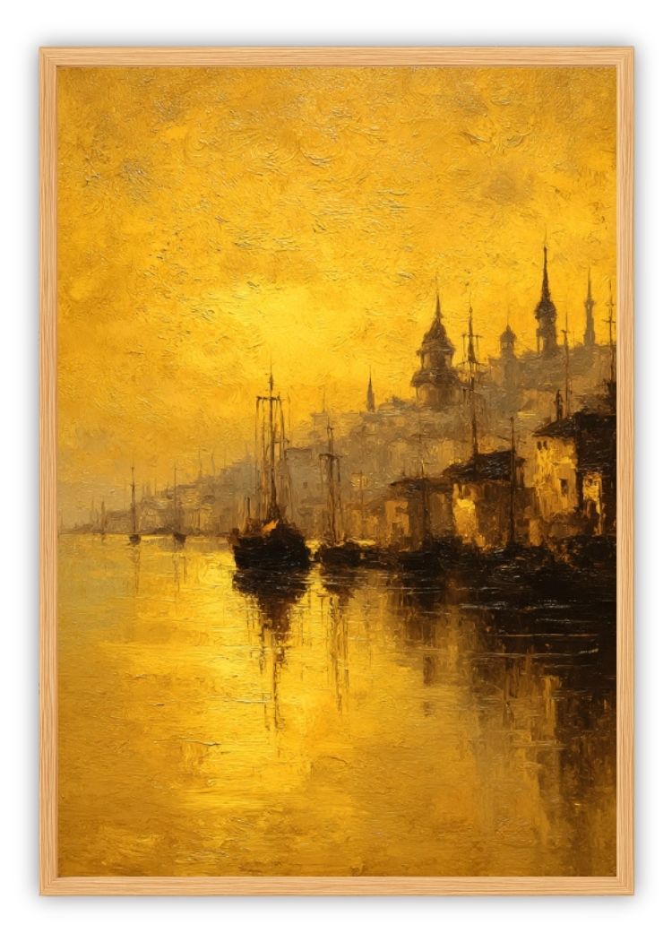 Golden Skyline at Dusk