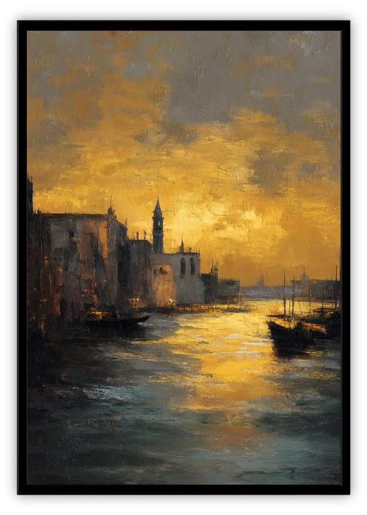 Sunset Harbor Glow