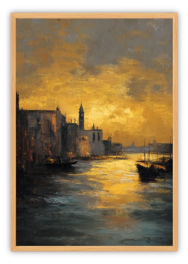 Sunset Harbor Glow