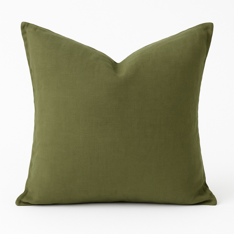 100% French Linen Cushion Cover