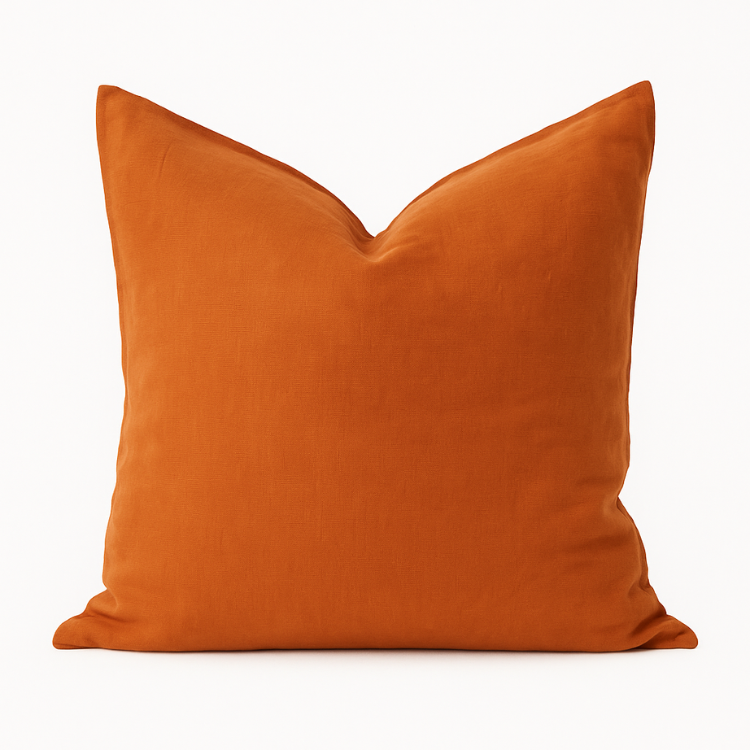 100% French Linen Cushion Cover