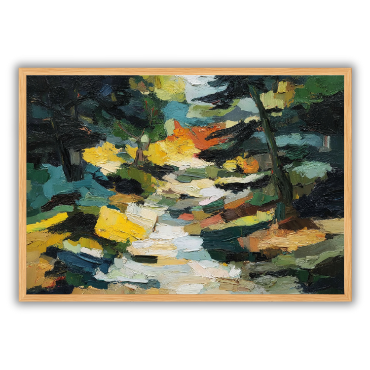 Abstract Forest Trail